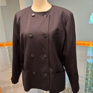Escada double breasted blazer dark blue size 10
